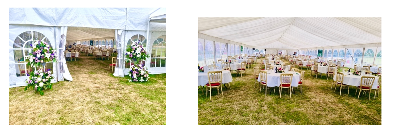 Garden party marquee pics